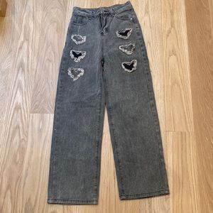 emmiol grey heart jeans size 23
